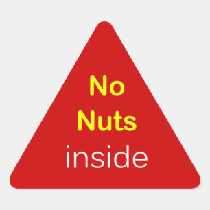 c6 - Étiquette alimentaire ~ AUCUN NUTS À L'INTÉRI