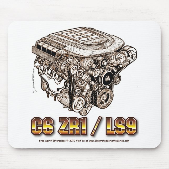 C6 ZR1/LS9 MOUSEPAD (Vorne)