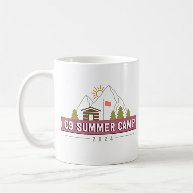 C9 Camp d'été 2024 Logo Mug (Gauche)