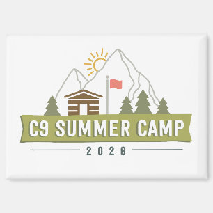 C9 Sommercamp 2026 Logo Magnet