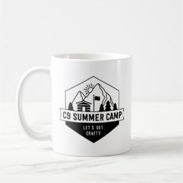 C9 Summer Camp Crafty Logo Kaffeetasse