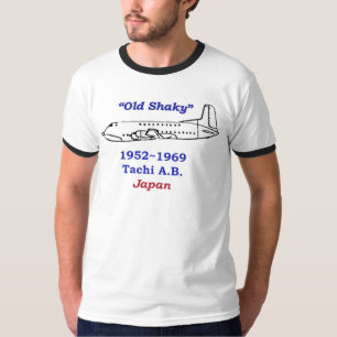 C-124 alter wackeliger Tachikawa AB Japan T-Shirt