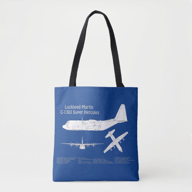 C-130 Hercules - Flugzeugkonzepte ABD Tasche (Vorderseite)