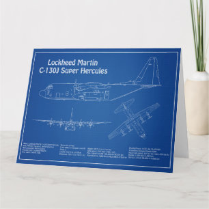 C-130 Hercules - Flugzeugkonzepte AD Dankeskarte