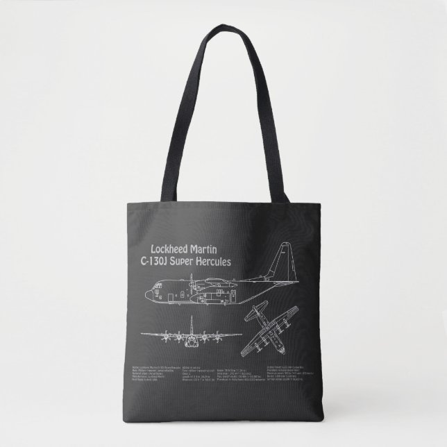 C-130 Hercules - Flugzeugkonzepte PD Tasche (Vorderseite)