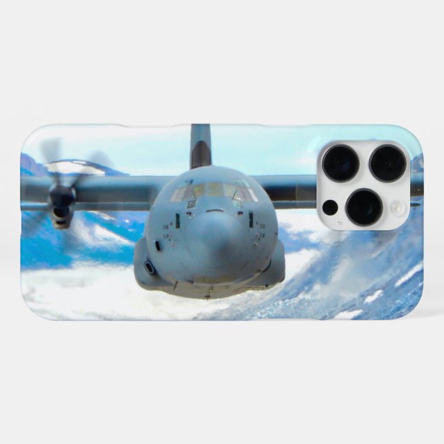 C-130 HERCULES iPhone 16 PRO MAX HÜLLE (Rückseite (Horizontal))