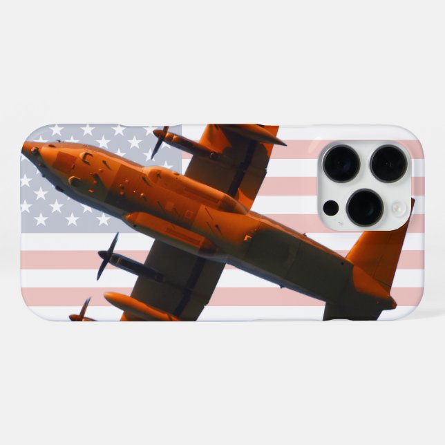 C-130 HERCULES iPhone 16 PRO MAX HÜLLE (Rückseite (Horizontal))