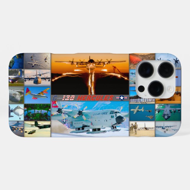 C-130 HERCULES iPhone 16 PRO MAX HÜLLE (Rückseite (Horizontal))