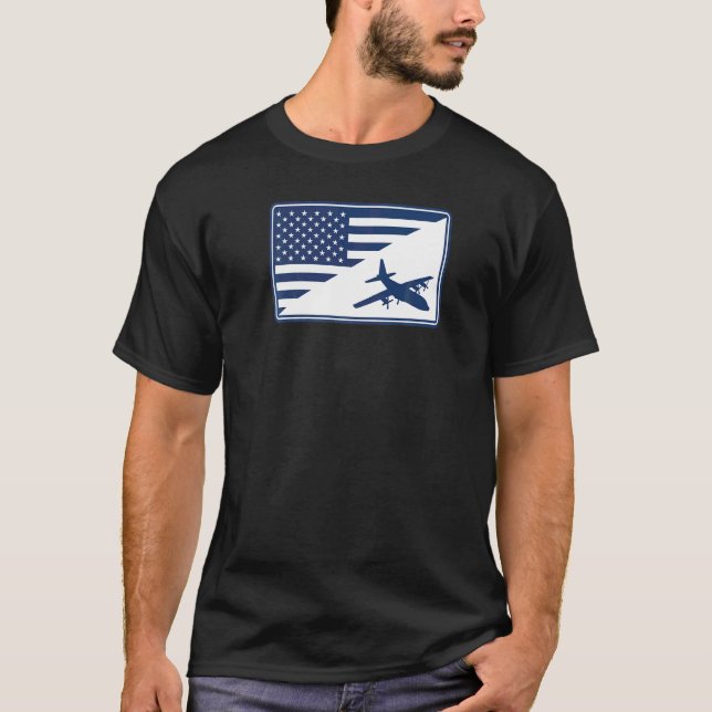 C 130 Hercules   T-Shirt (Vorderseite)