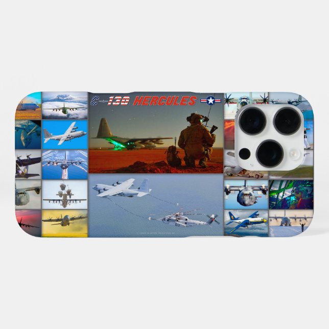 C-130 HERKULES iPhone 16 PRO MAX HÜLLE (Rückseite (Horizontal))