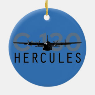 C-130 Herkules Keramik Ornament