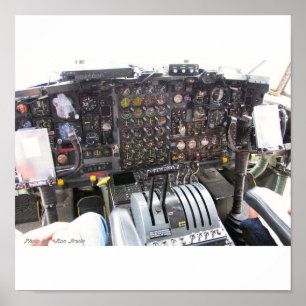 C-130A Cockpit Poster