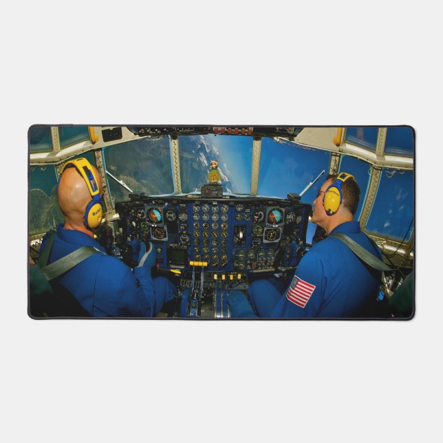 C-130T HERCULES COCKPIT SCHREIBTISCHUNTERLAGE (Vorderseite)