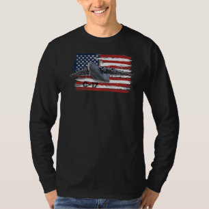 C 17 Flagge des Militärflugzeugs Globemaster T-Shirt