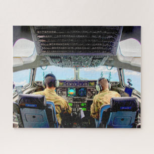 C-17 GLOBEMASTER III COCKPIT (16x20 INCH)