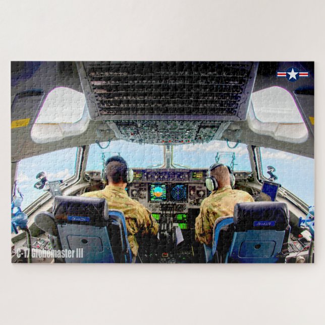 C-17 GLOBEMASTER III COCKPIT (20 x 30 INCH) (Horizontal)