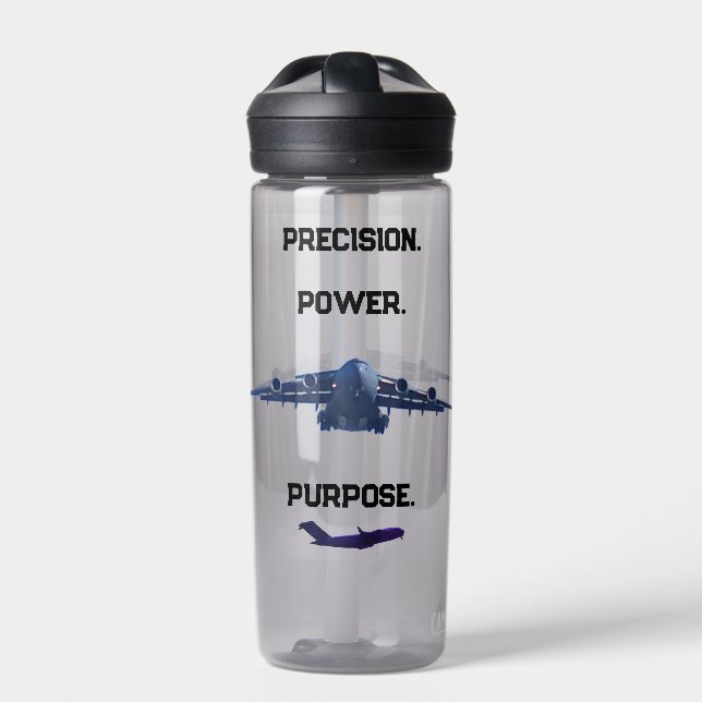 C-17 GLOBEMASTER PRECISION POWER PURPOSE TRINKFLASCHE (Vorderseite)