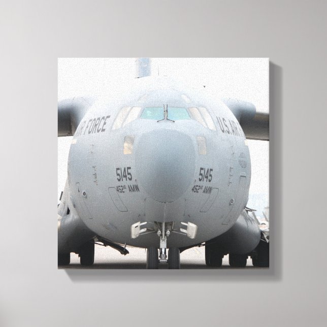 C-17 Globemaster v2 Wrapped Canvas Leinwanddruck (Vorderseite)
