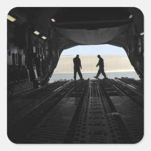 C-17A Globemaster III loadmasters Quadratischer Aufkleber