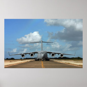 C-17A Globemaster III Luftfahrzeuge Poster