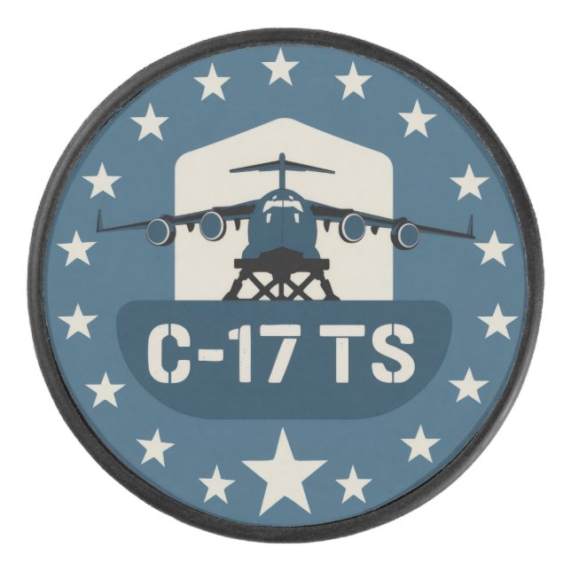 C-17TS-PATCH EISHOCKEY PUCK (Vorderseite)