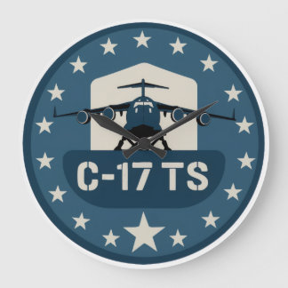 C-17TS-PATCH GROßE WANDUHR