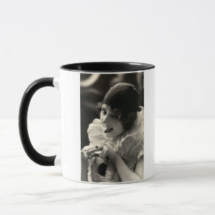 C. 1910 Hübscher Frauenteppich Tasse