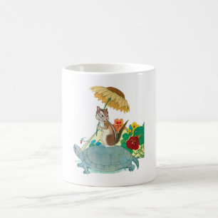 C.1940 CHIPMUNK ILLUSTRATION VINTAG! ALT! KURZ! KAFFEETASSE