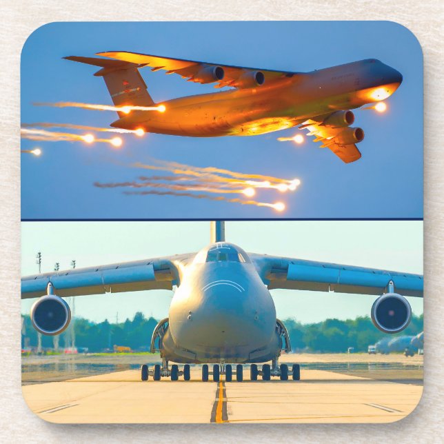 C-5 GALAXY GETRÄNKEUNTERSETZER (Vorderseite)