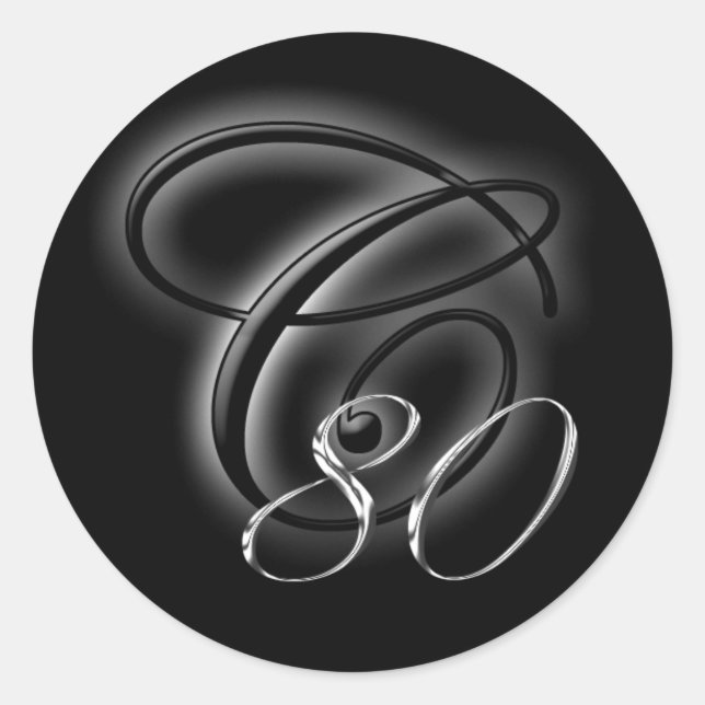 C 80 Stickers de demande de conception personnalis (Devant)