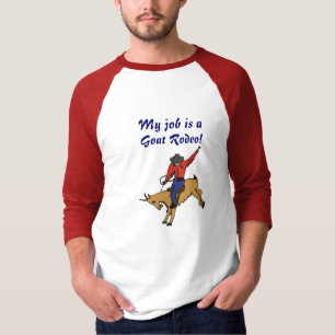C.A. drôle mon travail est un T-shirt de rodéo d