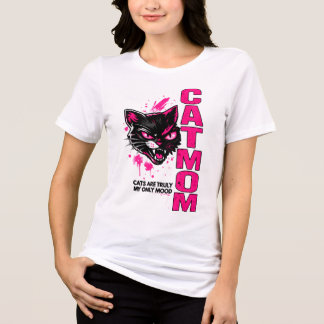 C.A.T.M.O.M Niedliches Katzenmutter-Shirt Tri-Blend Shirt