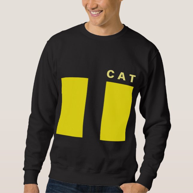 C A T   SWEATSHIRT (Vorderseite)