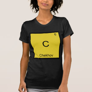 C- Chekhov Lustiges Chemie-Element-Symbol-T-Shirt T-Shirt