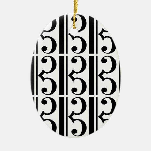 C-Clef Keramikornament (Vorne)