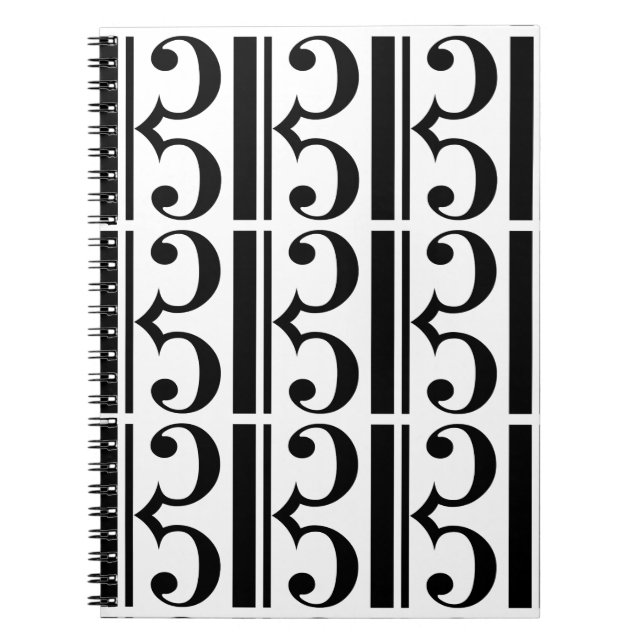 C-Clef Notizblock (Vorderseite)