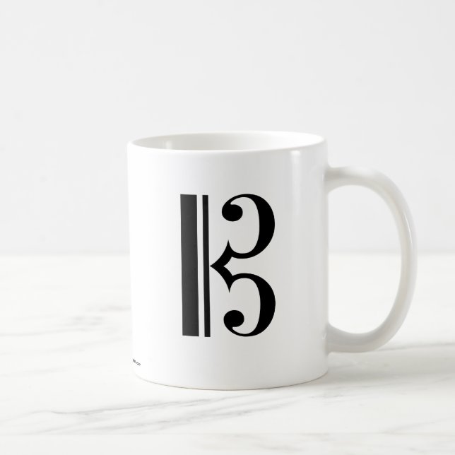 C-Clef-Tasse Kaffeetasse (Rechts)