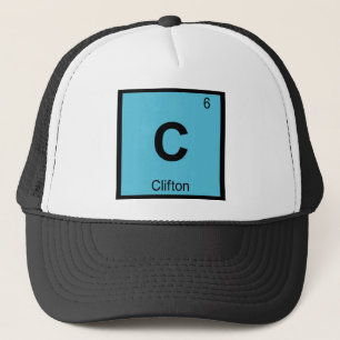 C - Clifton New Jersey Chemie Periodensystem Truckerkappe