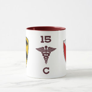 C Co 15. BSB „Gamblers“ 1. Kavalleriedivision Tasse