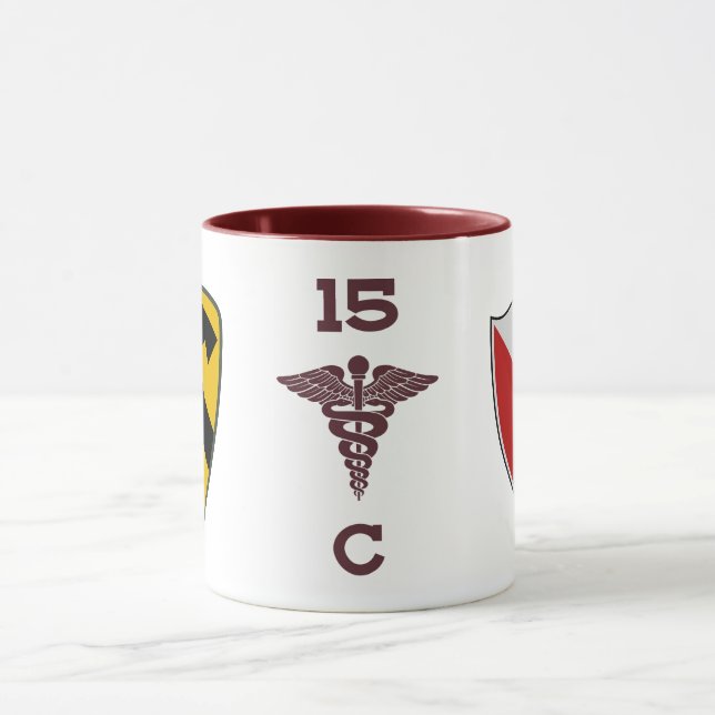 C Co 15th BSB “Gamblers” 1st Cavalry Division Tasse (Zentrum)