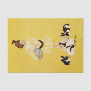 C Coles Phillips „Eine Freundin der Familie“ Seidenpapier