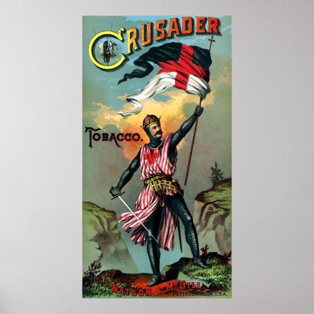 C. Crusader Tobacco Poster (Vorne)