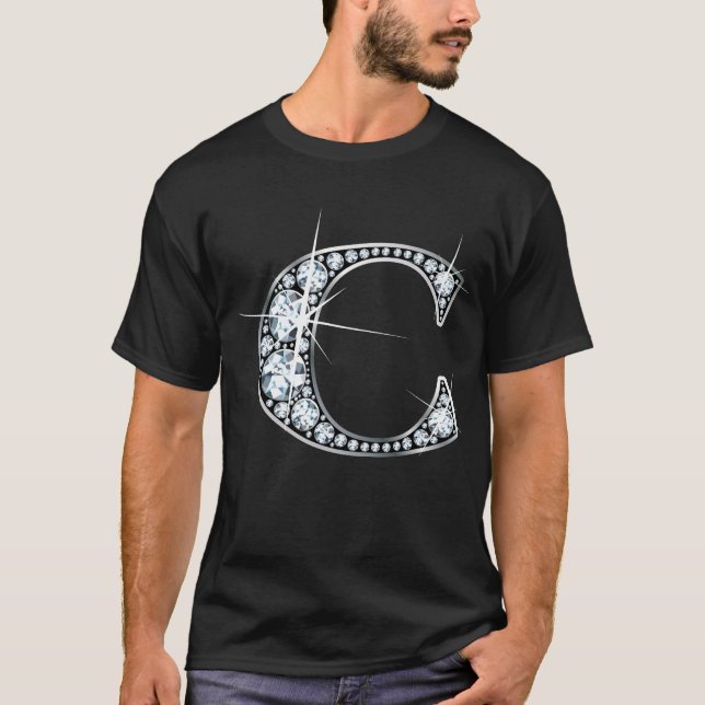 "C" Diamond Bling T - Shirt (Vorderseite)