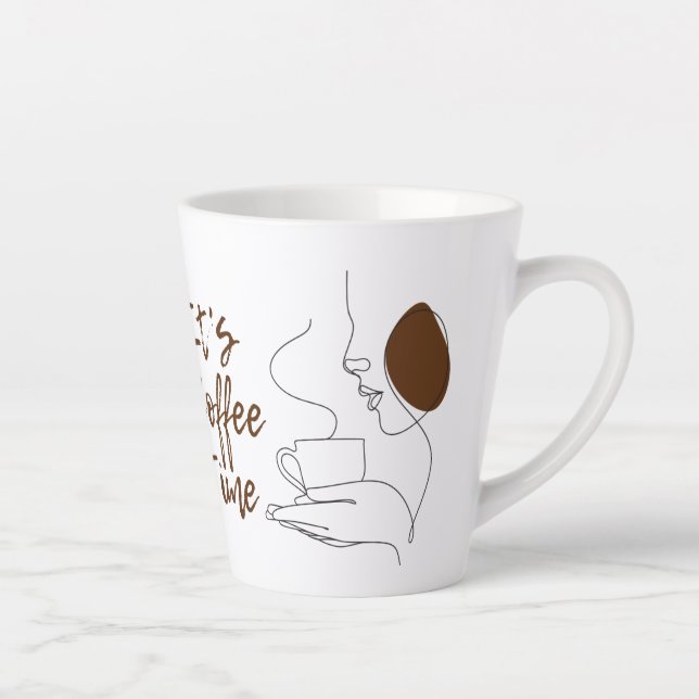 C’est du café Latte Mug (Droite)
