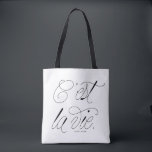 C est La Vie Quote Chic Typografie Custom Tasche<br><div class="desc">Das ist La Vie! Moderne und schicke Tote-Tasche mit schicker Schrift Typografie. Personalisieren Sie das durch Hinzufügen eines Namens. Diese typografische Anführungstasche wird als Geschenk perfekt sein.</div>