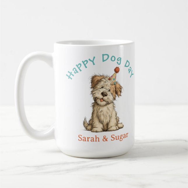 C’est mon jour Mug Chien Funny Custom Pet Lover Ca (Gauche)