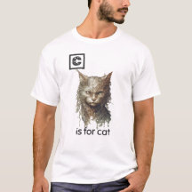 C est pour le T-shirt chat