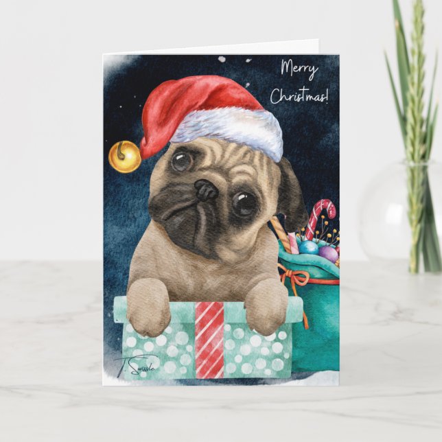 C’est une Carlin Vie Noël 5x7 Carte de voeux (Devant)