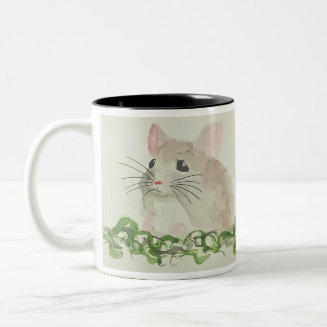 C’est une souris ! maman tasse à deux tons (Gauche)