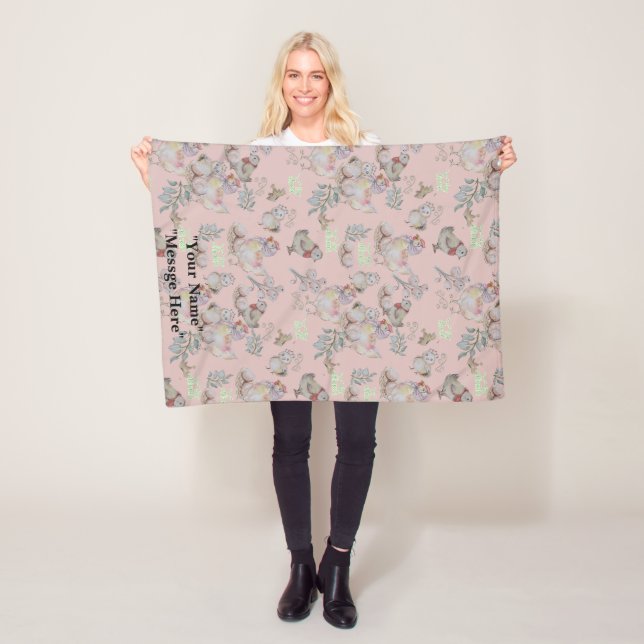 C für Cluck Baby Blanket Fleecedecke (Beispiel)